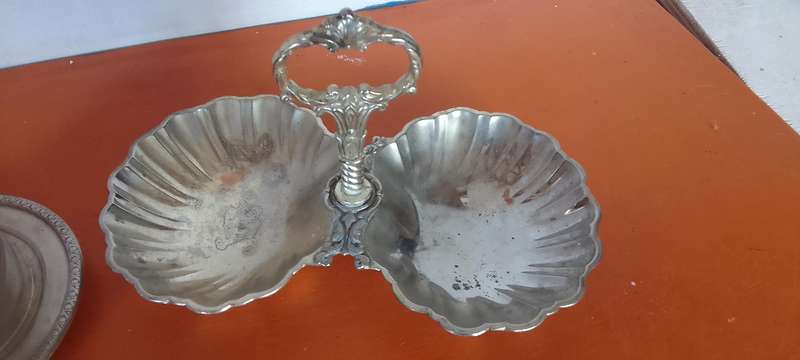 A Collection Of Silver Plated Items