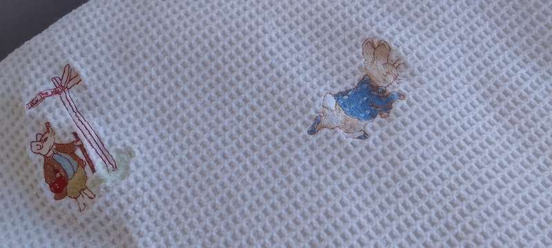Stunning  Embroidered Baby Blanket