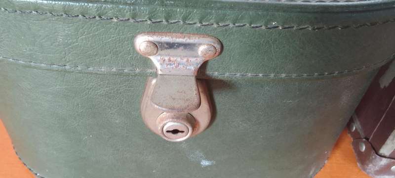 Vintage Cheney England Vanity Case And Mini School Case