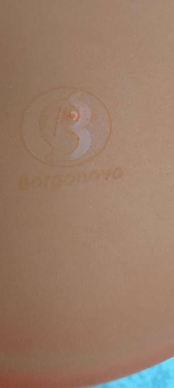 SMILE-DESIGN BORGONOVO ITALY-GLASS-COOKIE CANDY JAR