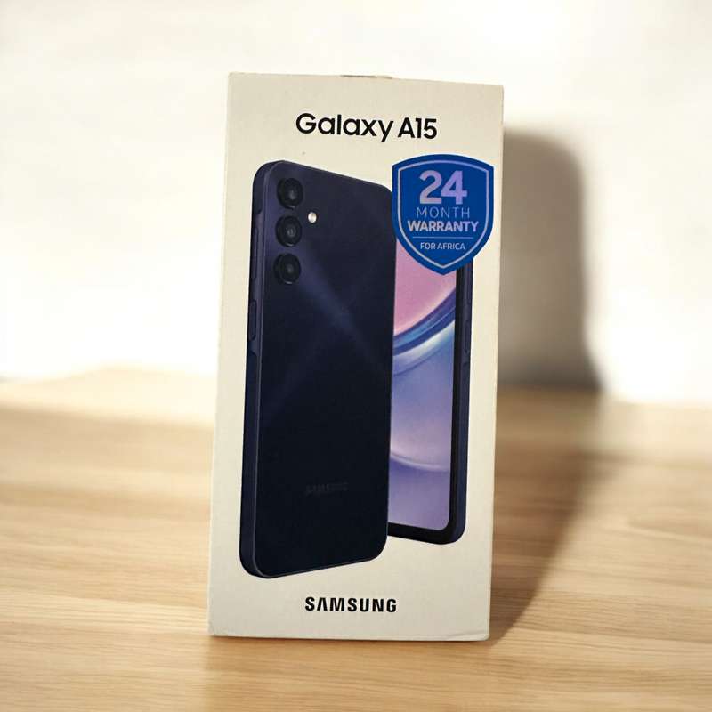 SAMSUNG A15 BLUE BLACK NEW CONDITION