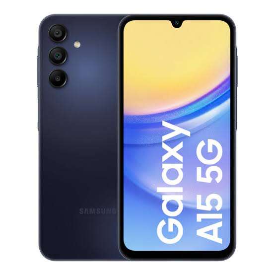 SAMSUNG A15 BLUE BLACK NEW CONDITION