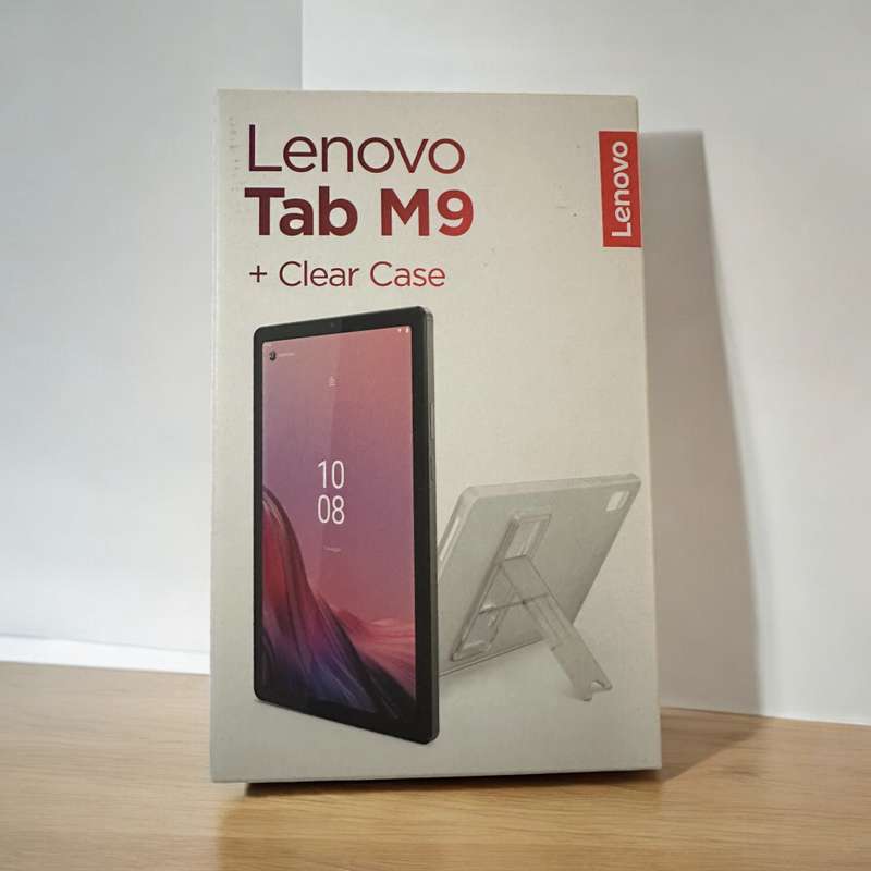 Lenovo M9 9-inch HD MediaTek Helio G80 3GB RAM 32GB eMMC Android 12 Tablet New + Clear Case