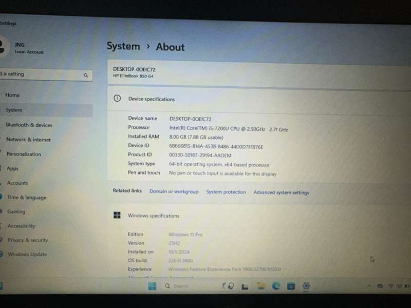 HP EliteBook 850 G4