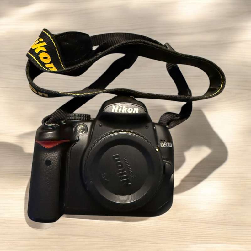 Nikon D5000 Camera with 3 Lenses and extras.