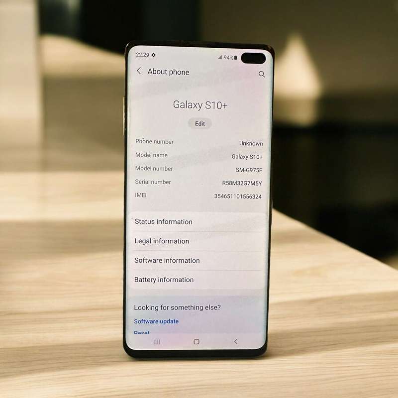 SAMSUNG S10+ 128GB SINGLE SIM MINT