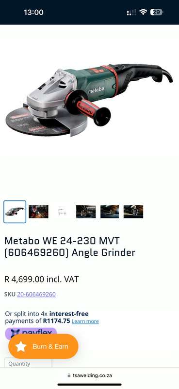 Metabo W 26-230 MVT 230mm Angle Grinder 2600W 606474000 New