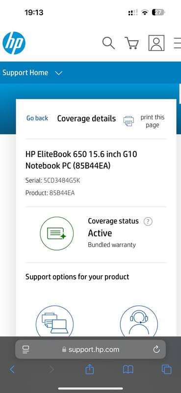 HP EliteBook 650 15.6 inch G10  Intel® Core i7, 13th gen 16GB RAM, 512GBSsd Mint With Hp Warranty