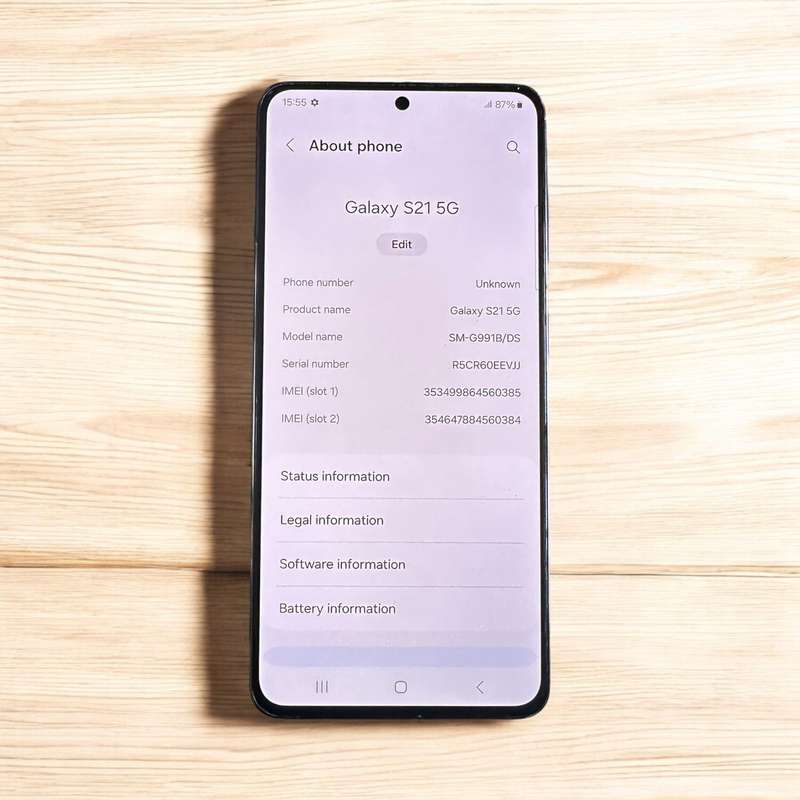 Samsung  S21 5g 8gb  ram 256gb dual sim