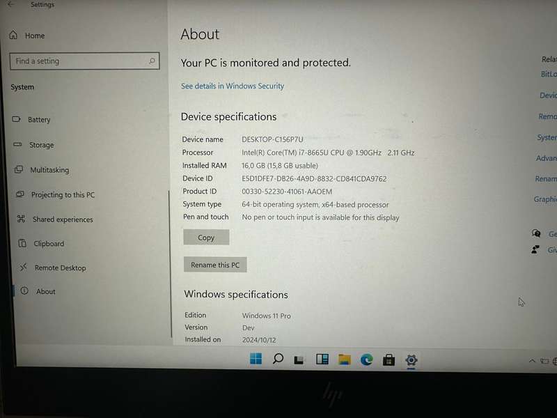 HP EliteBook 840 G6  8th Gen i7-8665U@1.9GHz, 16GB RAM, 512GB SSD FHD Display LTE