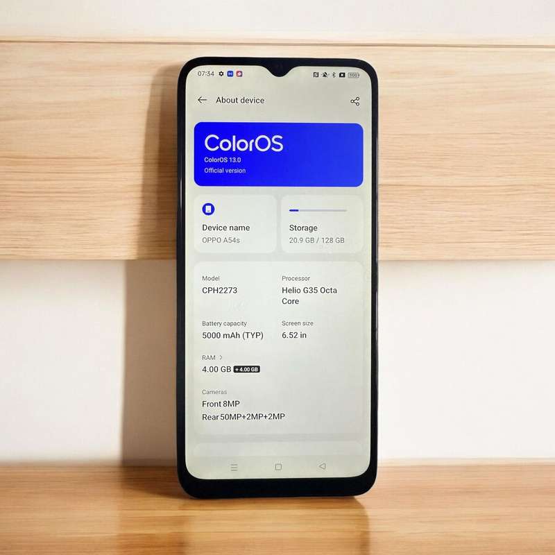 OPPO A54s 128GB Single Sim