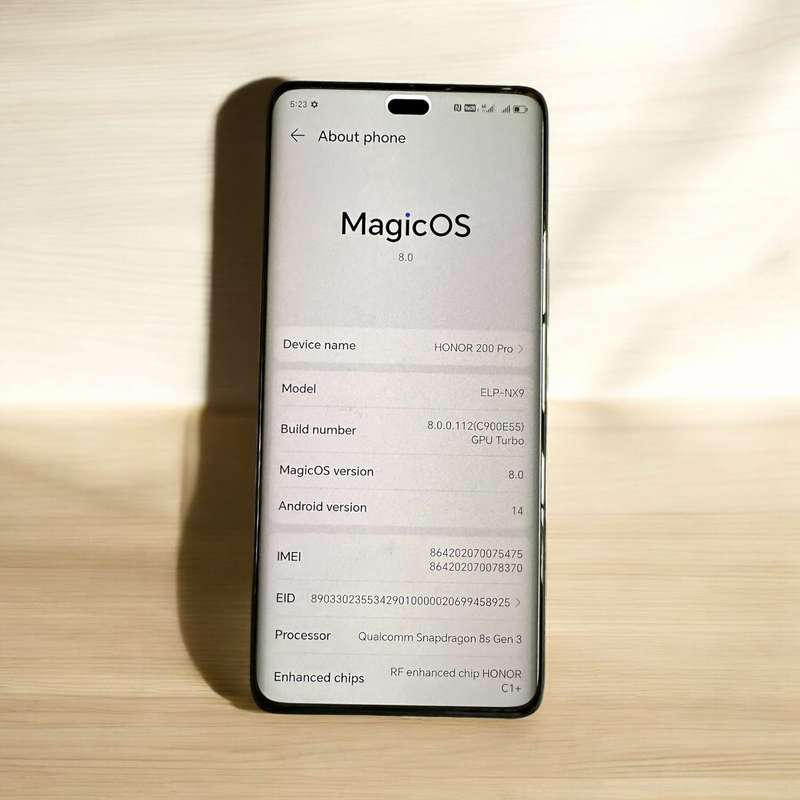 Honor 200 Pro 5G Dual Sim 512GB - Black New Condition