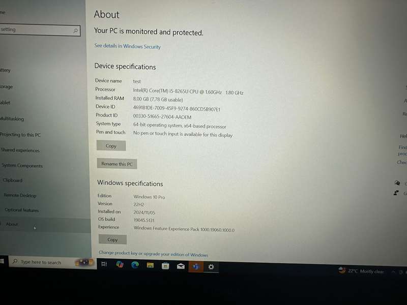 Dell Vostro 5581 |  8th Gen i5, 8GB RAM, 256GB SSD, FHD