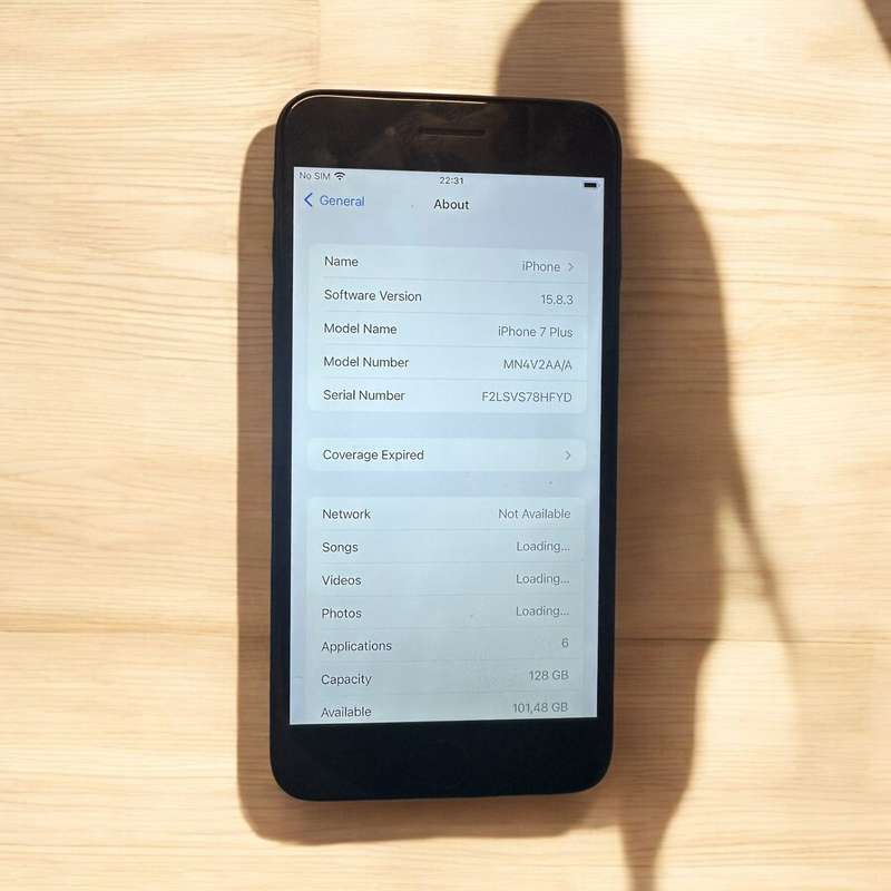 I PHONE 7 PLUS 128GB 100% BATT HEALTH
