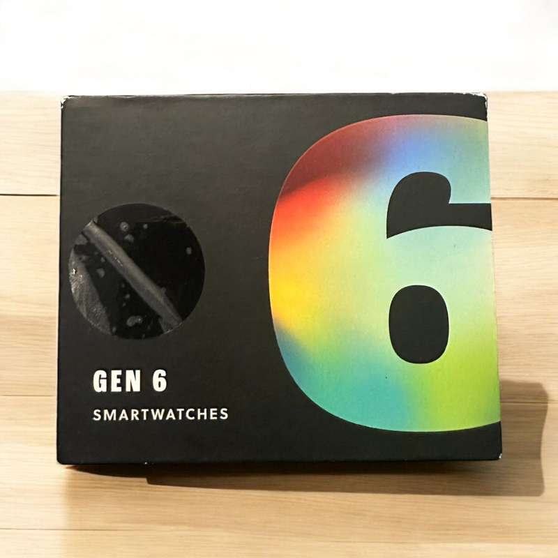 FOSSIL GEN 6 SMARTWATCH BLACK SILICONE DW13F2