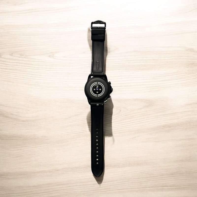 FOSSIL GEN 6 SMARTWATCH BLACK SILICONE DW13F2