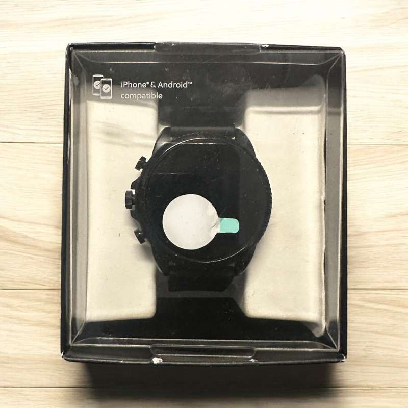 FOSSIL GEN 6 SMARTWATCH BLACK SILICONE DW13F2