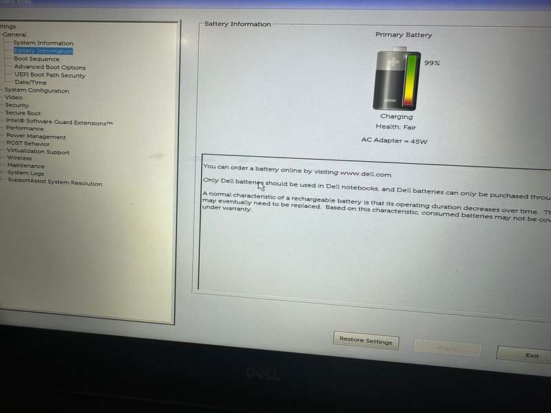 Dell Vostro 5581 8th Gen Intel Core i5-8265U, 8GB RAM 256GBSSD