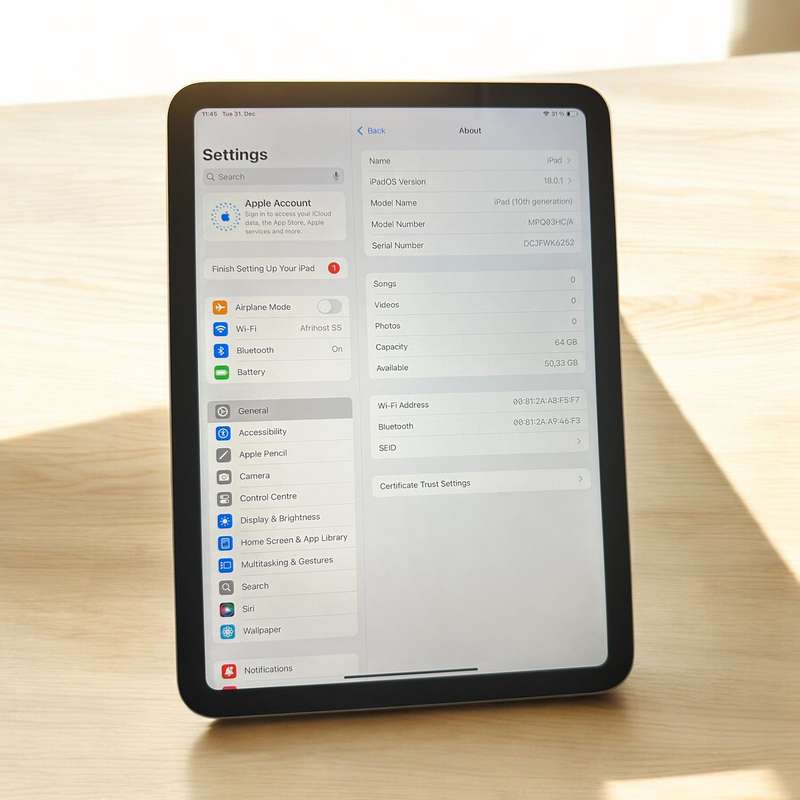 Apple iPad 10.9inch 10th Gen WiFi 64GB