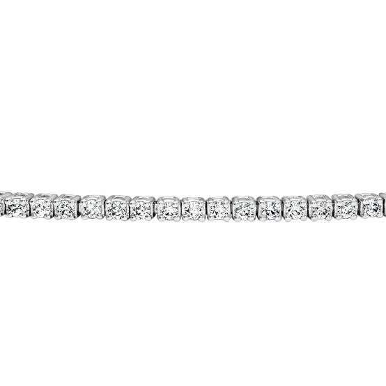 18ct White Gold Tennis Bracelet with Diamonds