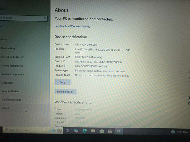 Dell Latitude E5570,  i5-6200@2.3GHz, 8GB RAM, 256GB SSD