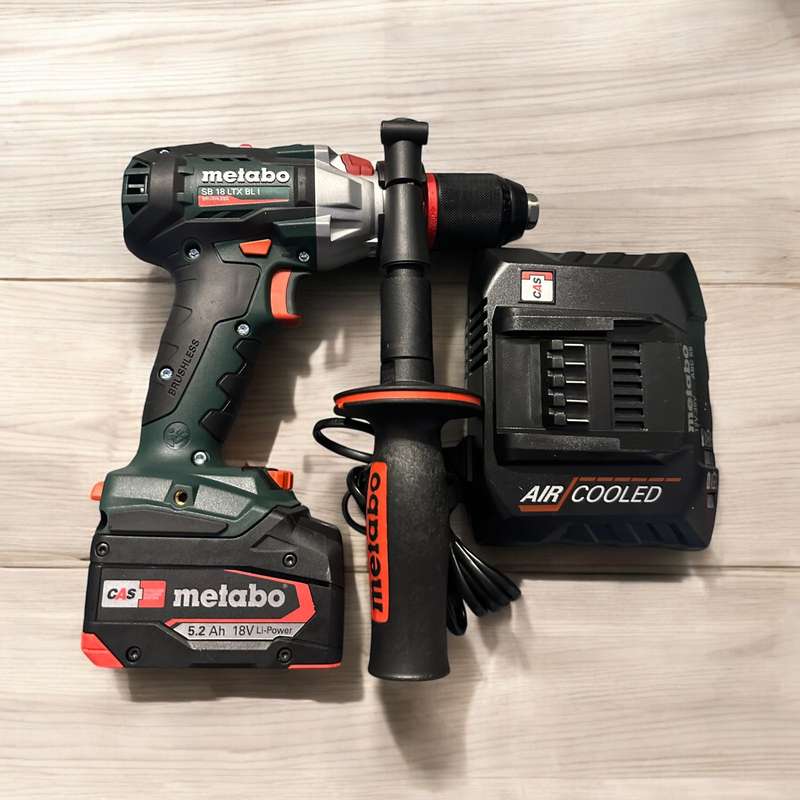 METABO | CORDLESS HAMMER DRILL 18V BRUSHLESS SET | SB 18 LTX BL I NEW
