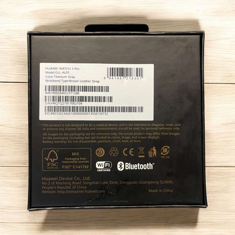 Original HUAWEI WATCH 3 Pro Smart Sports Watch Mint As New