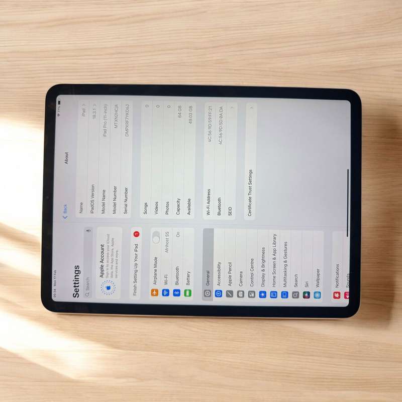 Ipad Pro 11 inch 2018 1st gen 64gb wifi model A1980