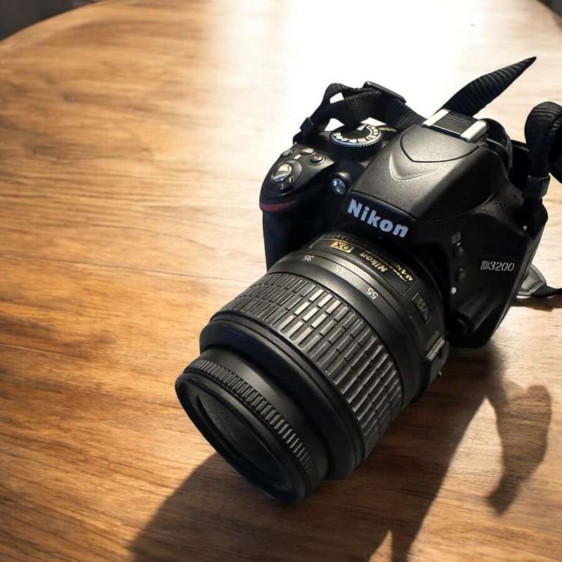 Nikon D3200 Digital SLR With 3 Lenses