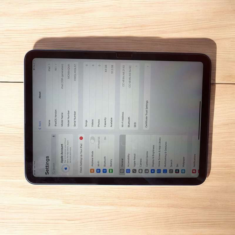 Apple iPad 10.9inch 10th Gen WiFi 64GB