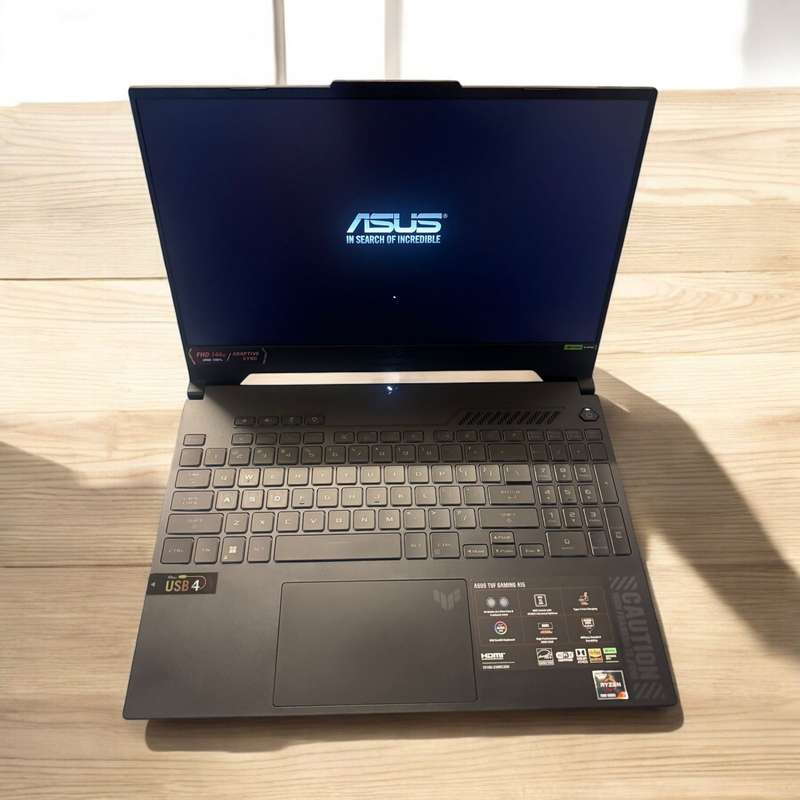 Asus Tuf Gaming A15 Ryzen 7 RTX 4060 Gaming Laptop 16gb ram 512gbssd  mint