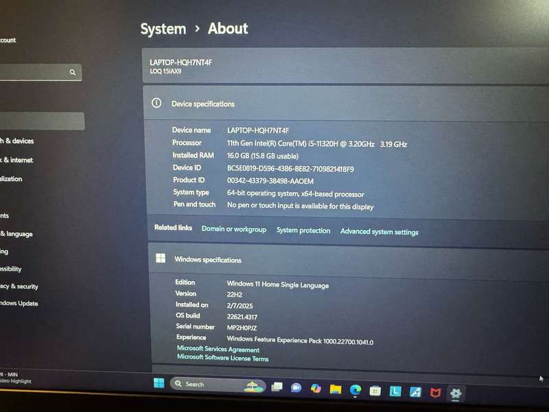 Lenovo IdeaPad Gaming 3 15IHU6 82K101Q0SA 11th Gen Intel Core i5-11320H 32GB Ram 512gb Ssd