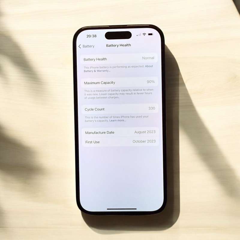 I Phone 15 128gb 90% batt health