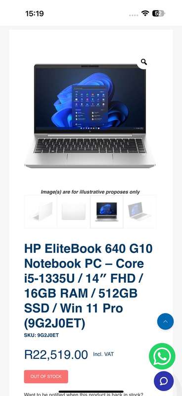 HP Elitebook 640 G10 14 Laptop  i5, 16GB Ram, 512GB ssd
