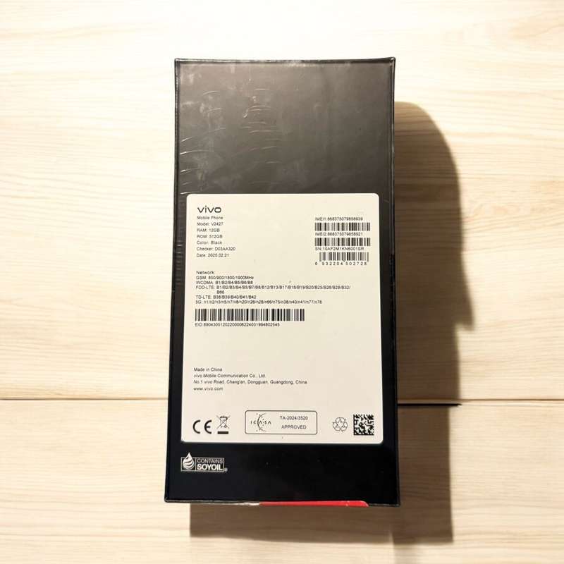 Vivo V50 5G Dual Sim 512GB - Black New Sealed