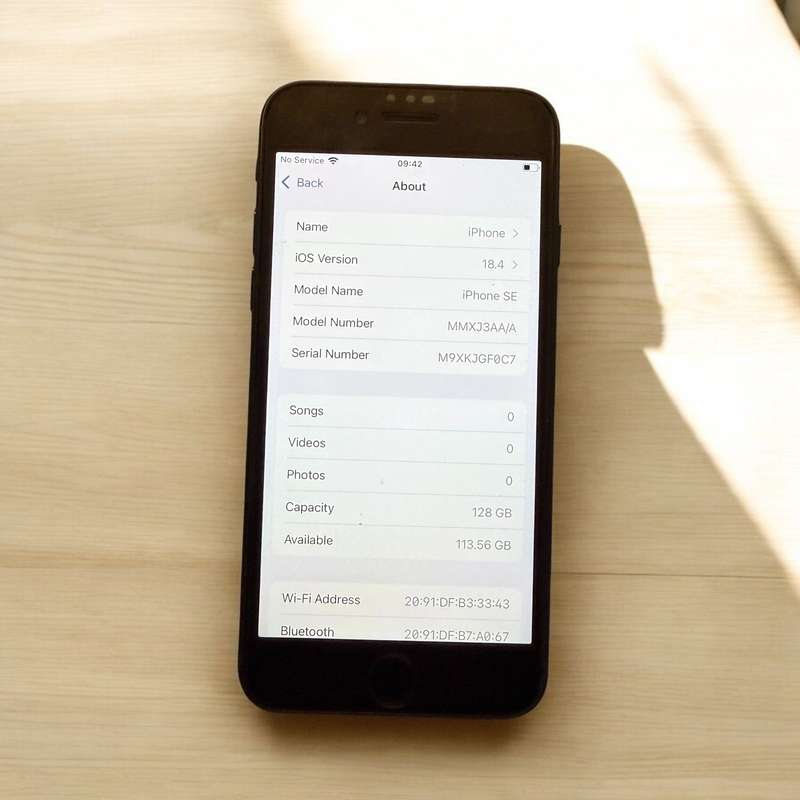 I Phone Se 3rd Gen 128Gb 100% Batt Health Mint Condition