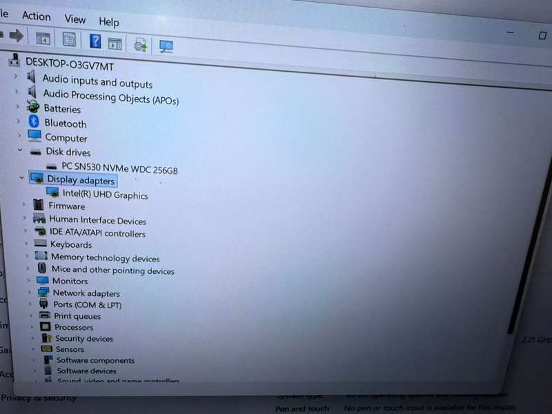 Dell Latitude 5510, 10th Gen Intel i5-10210U@1.6GHz, 8Gb Ram, 256GB Nvme Ssd 15.6`