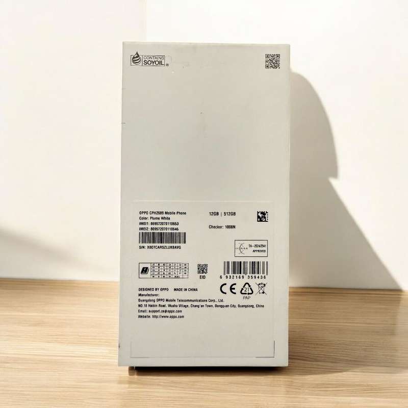 Oppo Reno 13 5G 512GB White Dual Sim Phone