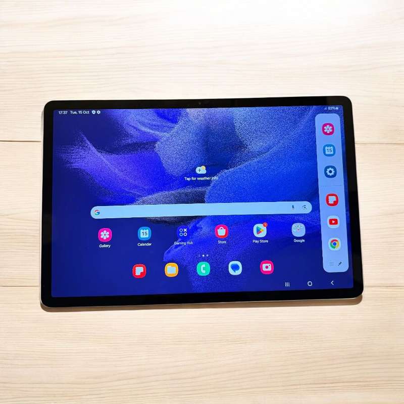 Samsung Galaxy Tab S7 FE 5G 128GB - Mystic Black With Keyboard and S Pen