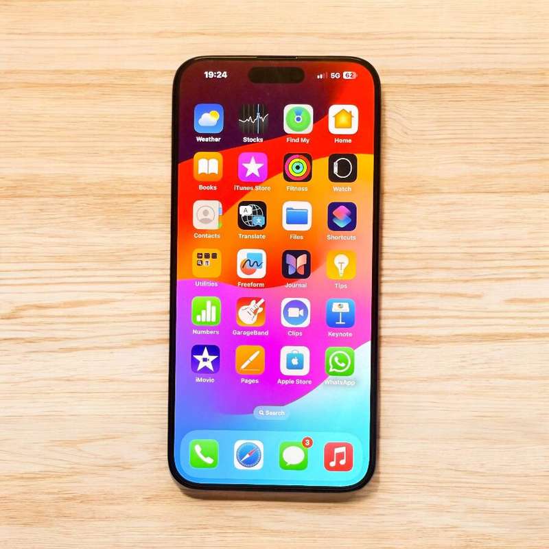 Apple iPhone 15 Pro Max 256GB Black Titanium Dual Sim One physical Sim One e sim new condition