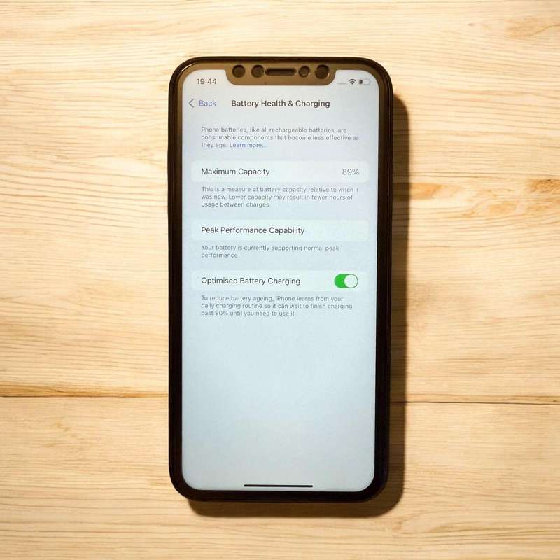 I phone xr 64gb 89% batt health