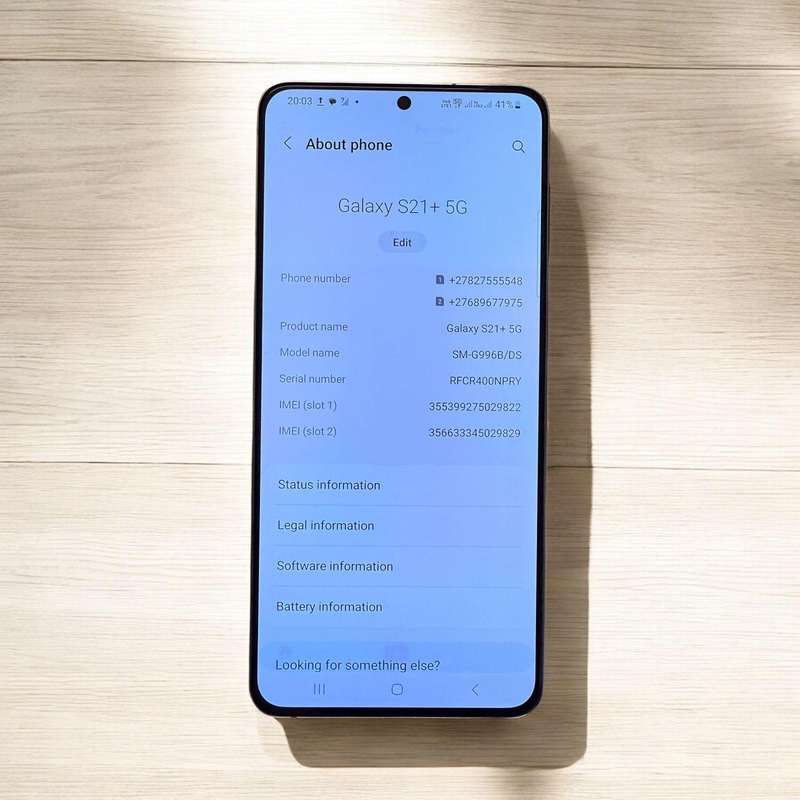 Samsung S21 Plus 5G Dual Sim Mint Condition 8gb ram 256gb
