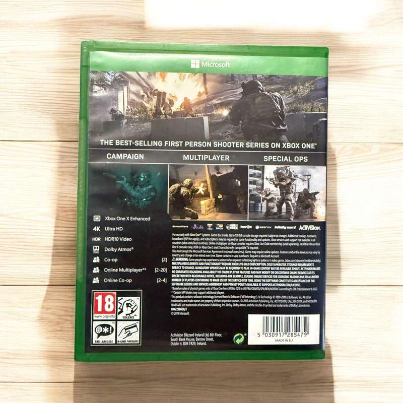 X box one call of duty modern warfare
