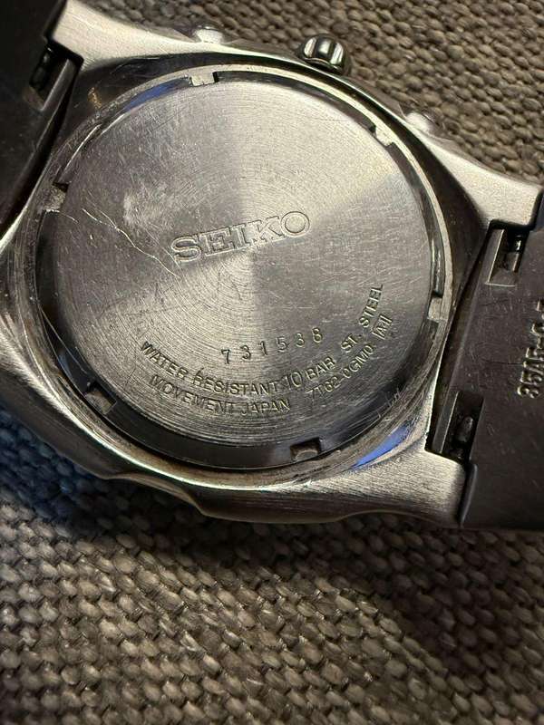 Seiko Silver Men's Watch - 7T62
