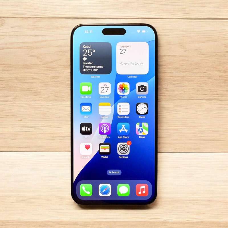 Apple iPhone 15 Pro Max 256GB  Dual Sim One physical Sim One e sim 92% batt