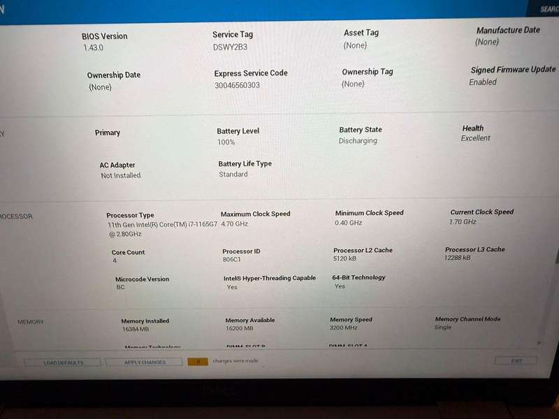 Dell 5520 Intel i7  11th Gen fhd Display 16gb  ram 512 gb ssd lte