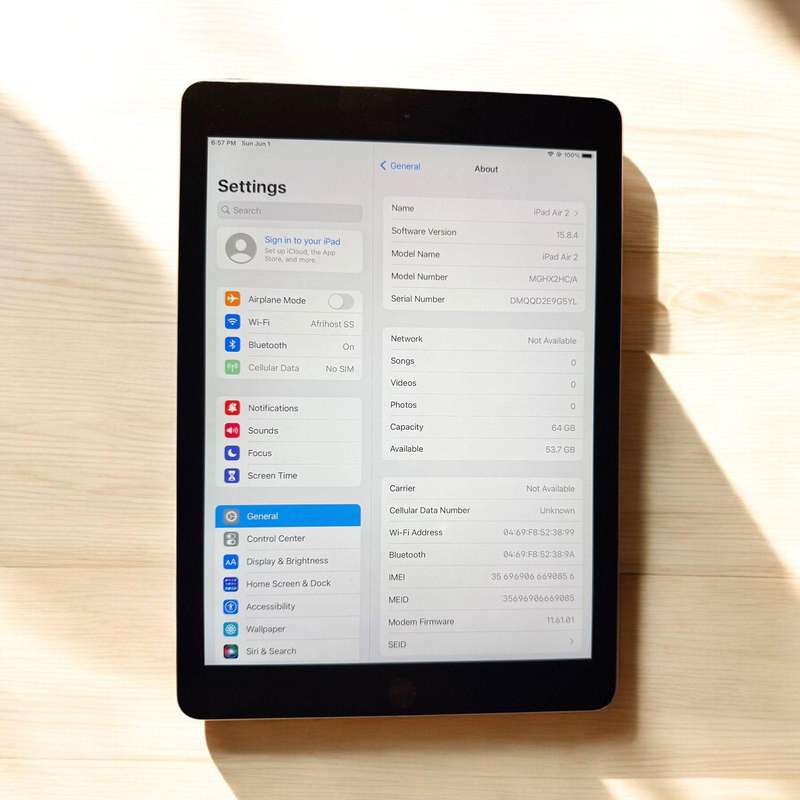 Ipad Air 2 Wifi  & 4G 64Gb  A1567