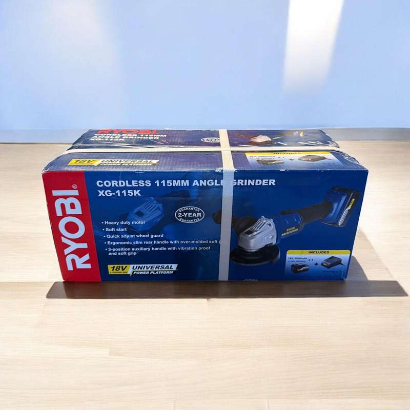 Ryobi Xg-115K Angle cordless Grinder Kit