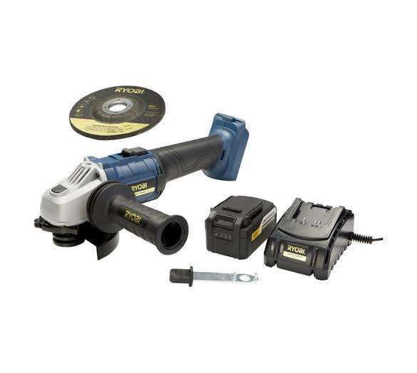 Ryobi Xg-115K Angle cordless Grinder Kit