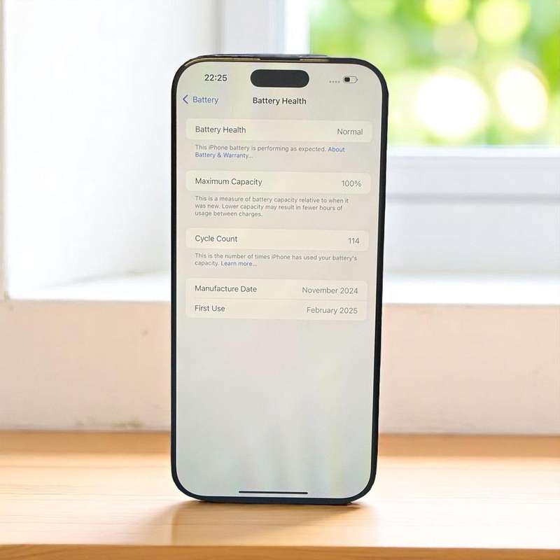 I phone  16 pro max 256gb 100% batt new condition